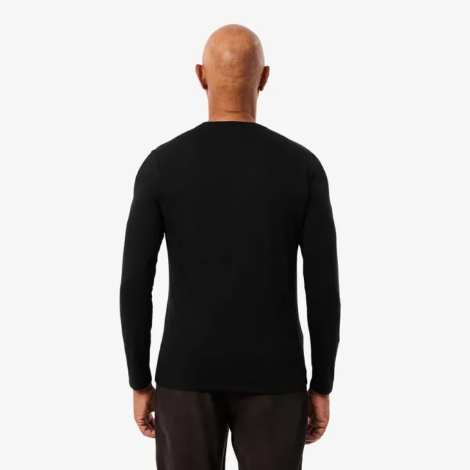 Langarm-T-Shirt aus Pima-Baumwolle für Herren Langarm-T-Shirt aus Pima-Baumwolle für Herren