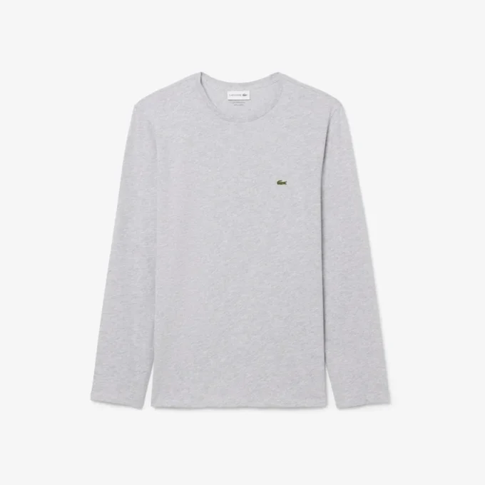 Langarm-T-Shirt aus Pima-Baumwolle für Herren Langarm-T-Shirt aus Pima-Baumwolle für Herren