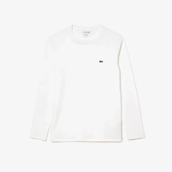 Langarm-T-Shirt aus Pima-Baumwolle für Herren Langarm-T-Shirt aus Pima-Baumwolle für Herren