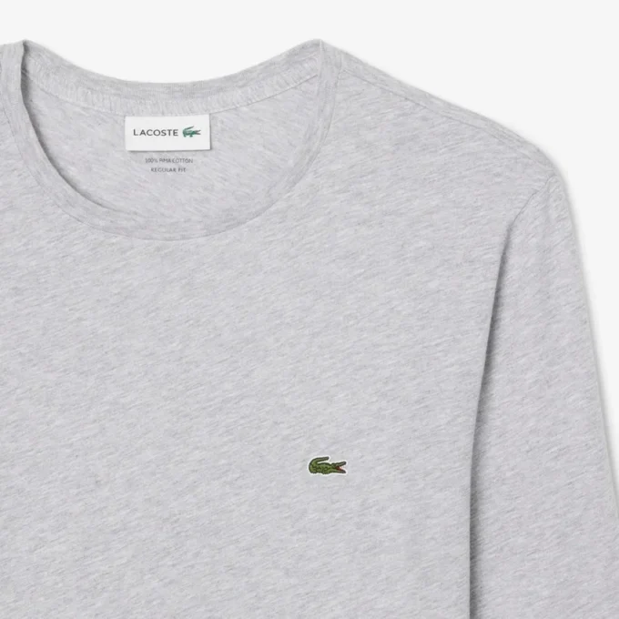Langarm-T-Shirt aus Pima-Baumwolle für Herren Langarm-T-Shirt aus Pima-Baumwolle für Herren