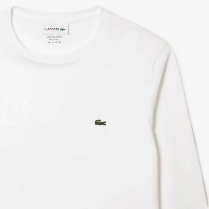Langarm-T-Shirt aus Pima-Baumwolle für Herren Langarm-T-Shirt aus Pima-Baumwolle für Herren