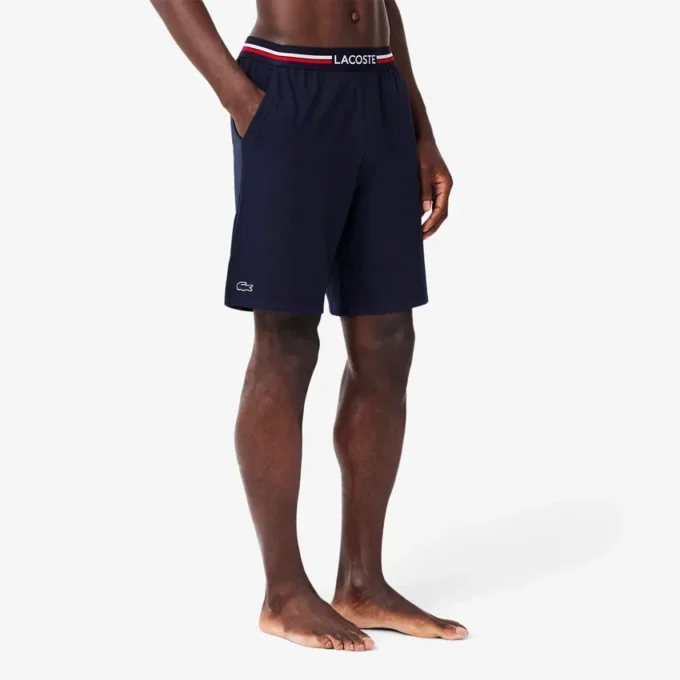 Lange Boxershorts für Herren mit gestreiftem Bund Lange Boxershorts für Herren mit gestreiftem Bund