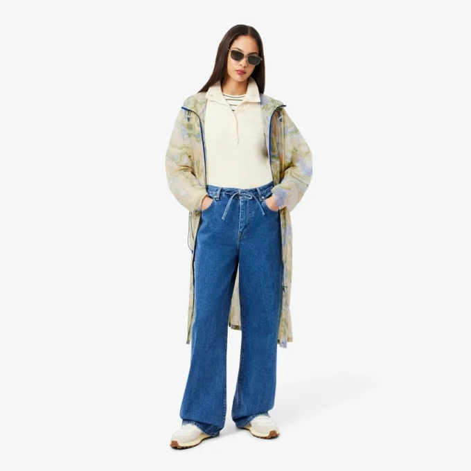 Langer, oversized, wasserabweisender Parka für Damen Langer, oversized, wasserabweisender Parka für Damen