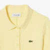 Langes Poloshirt aus gerippter Baumwolle für Damen Langes Poloshirt aus gerippter Baumwolle für Damen