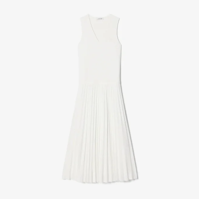 Langes, ärmelloses Plisseekleid Langes, ärmelloses Plisseekleid