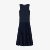Langes, ärmelloses Plisseekleid Langes, ärmelloses Plisseekleid