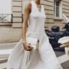 Langes, ärmelloses Plisseekleid Langes, ärmelloses Plisseekleid