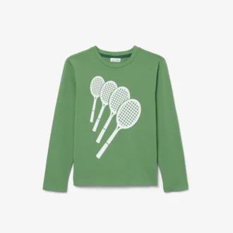 Langärmliges Baumwoll-T-Shirt