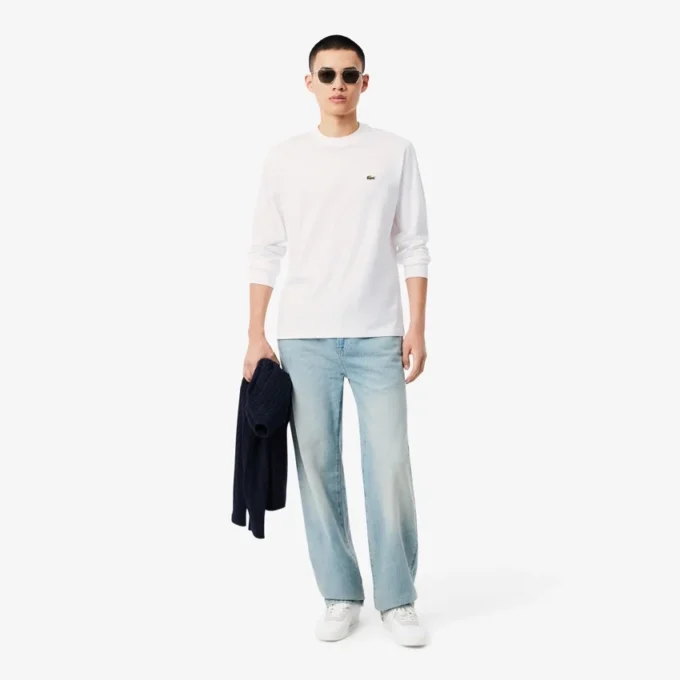 Langärmliges Baumwoll-T-Shirt für Herren Langärmliges Baumwoll-T-Shirt für Herren