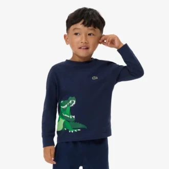 Langärmliges Baumwoll-T-Shirt für Jungen Langärmliges Baumwoll-T-Shirt für Jungen