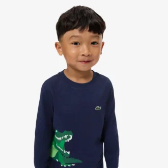 Langärmliges Baumwoll-T-Shirt für Jungen Langärmliges Baumwoll-T-Shirt für Jungen