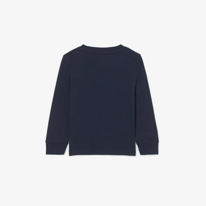 Langärmliges Baumwoll-T-Shirt für Jungen