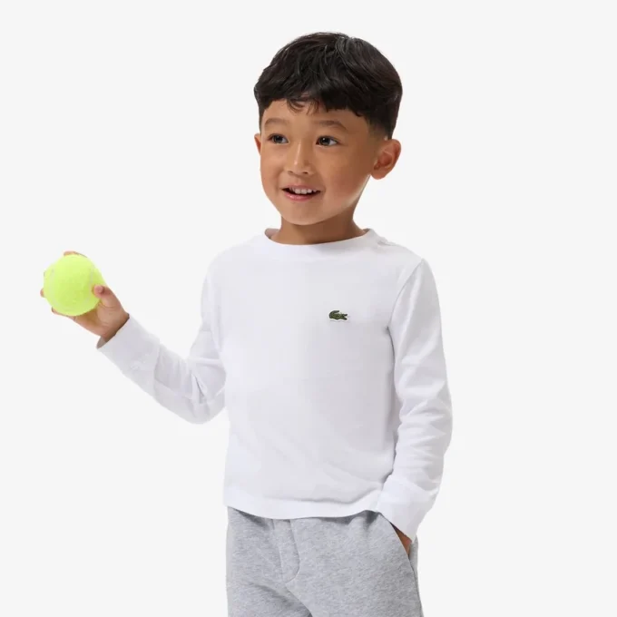 Langärmliges Baumwoll-T-Shirt für Kinder Langärmliges Baumwoll-T-Shirt für Kinder