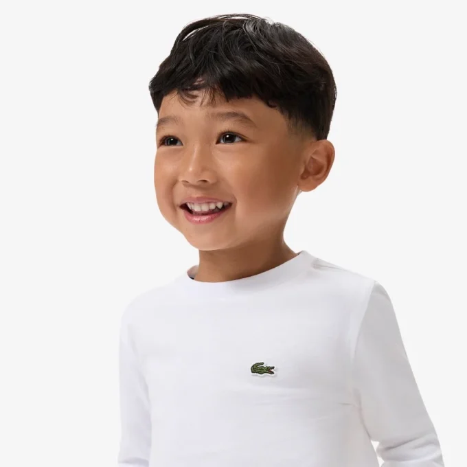 Langärmliges Baumwoll-T-Shirt für Kinder Langärmliges Baumwoll-T-Shirt für Kinder