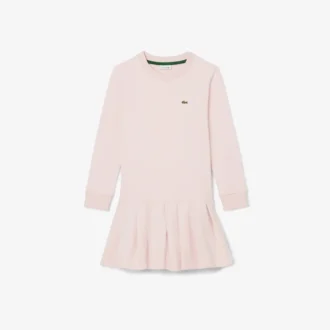 Langärmliges Fleece-Kleid für Mädchen Langärmliges Fleece-Kleid für Mädchen
