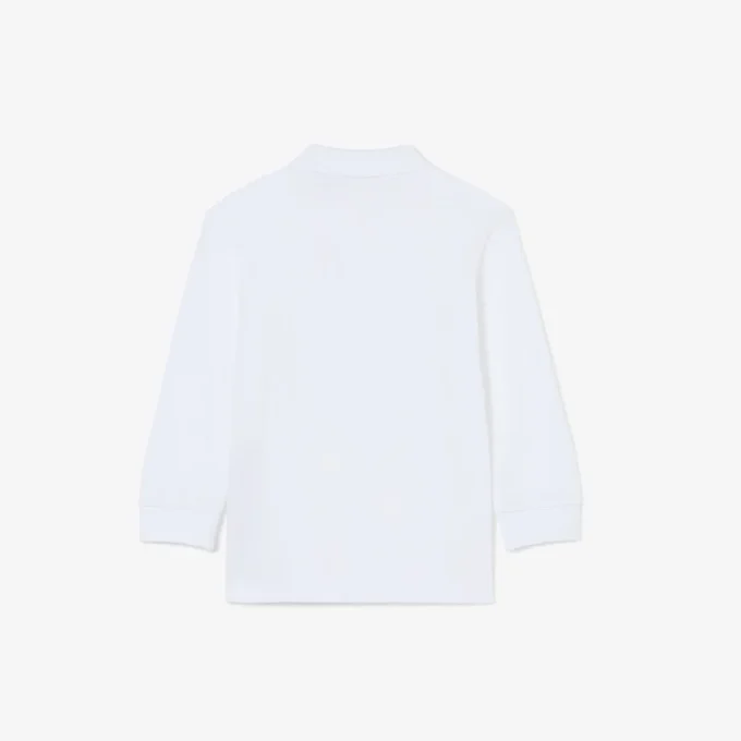 Langärmliges Piqué-Poloshirt für Jungen Langärmliges Piqué-Poloshirt für Jungen