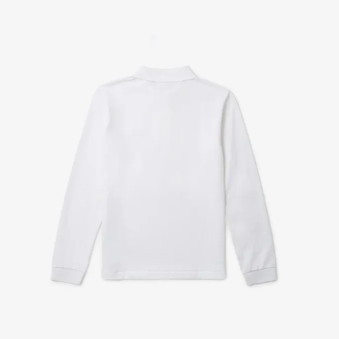Langärmliges Piqué-Poloshirt für Jungen Langärmliges Piqué-Poloshirt für Jungen