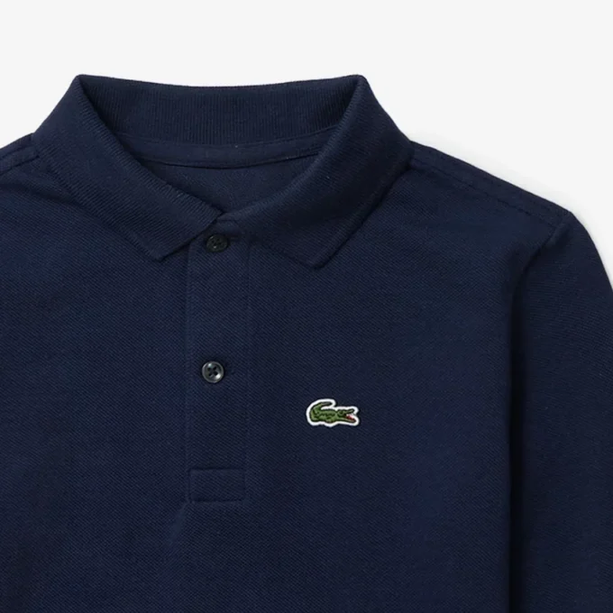 Langärmliges Piqué-Poloshirt für Jungen Langärmliges Piqué-Poloshirt für Jungen