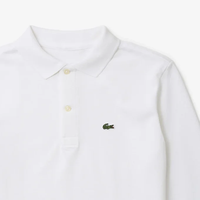 Langärmliges Piqué-Poloshirt für Jungen Langärmliges Piqué-Poloshirt für Jungen