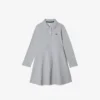 Langärmliges Stretch-Piqué-Poloshirt für Kinder Langärmliges Stretch-Piqué-Poloshirt für Kinder