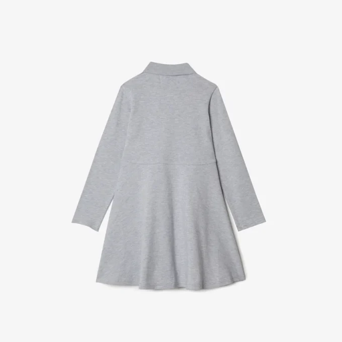 Langärmliges Stretch-Piqué-Poloshirt für Kinder Langärmliges Stretch-Piqué-Poloshirt für Kinder