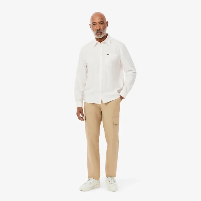Leichte Baumwoll-Cargohose für Herren in Regular Fit Leichte Baumwoll-Cargohose für Herren in Regular Fit