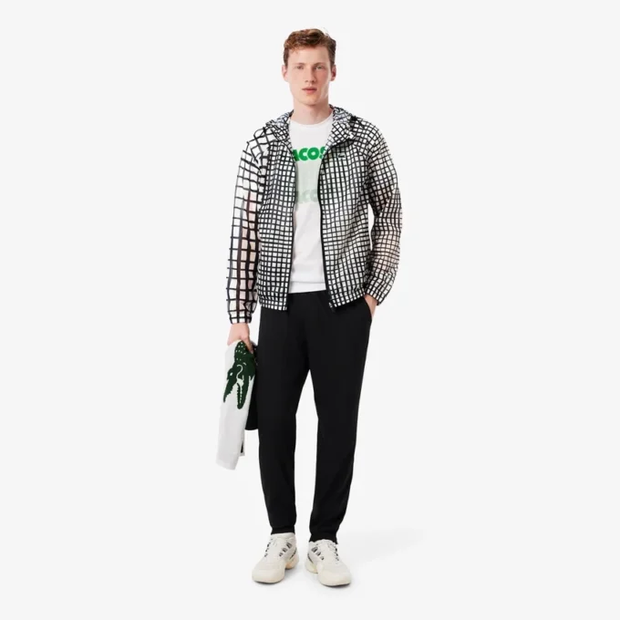 Leichte Sportjacke für Herren mit Krokodil-Print Leichte Sportjacke für Herren mit Krokodil-Print