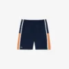 Leichte Tennis-Shorts für Herren mit Colorblock-Streifen Leichte Tennis-Shorts für Herren mit Colorblock-Streifen