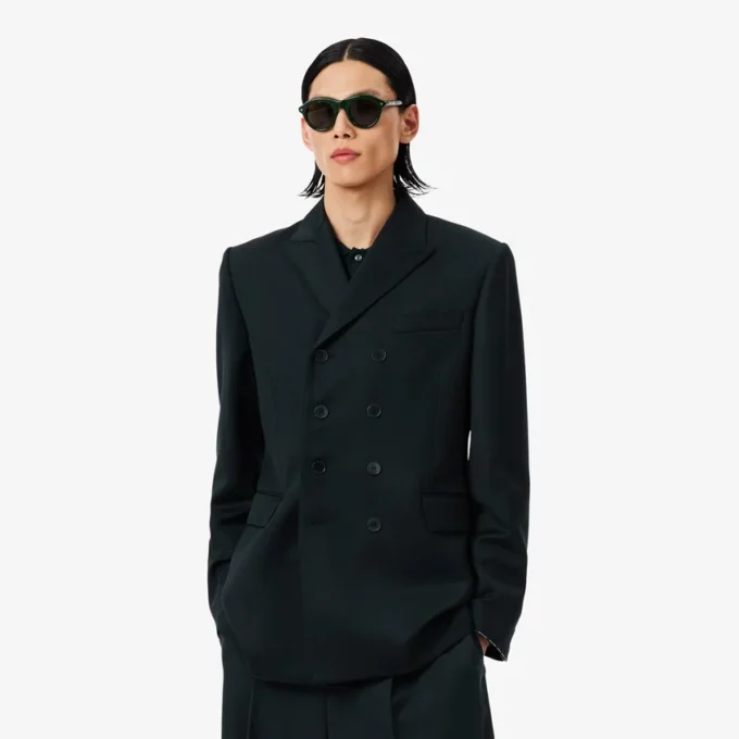 Leichter Zweireiher-Blazer aus Wolle Leichter Zweireiher-Blazer aus Wolle