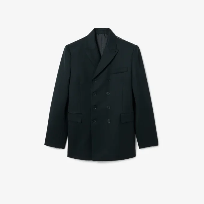 Leichter Zweireiher-Blazer aus Wolle Leichter Zweireiher-Blazer aus Wolle