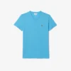 Leichtes Herren-T-Shirt aus Pima-Baumwolle mit V-Ausschnitt Leichtes Herren-T-Shirt aus Pima-Baumwolle mit V-Ausschnitt