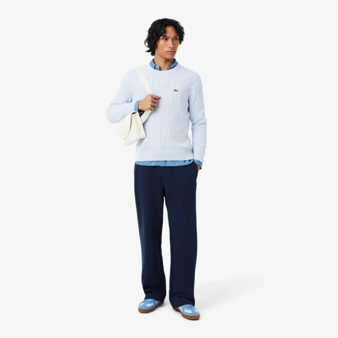 Locker sitzende Jogginghose aus Fleece Locker sitzende Jogginghose aus Fleece