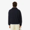 Locker sitzendes Sweatshirt mit Reißverschluss und Piqué-Stoff Locker sitzendes Sweatshirt mit Reißverschluss und Piqué-Stoff