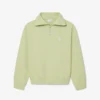 Locker sitzendes Sweatshirt mit Reißverschluss und Piqué-Stoff Locker sitzendes Sweatshirt mit Reißverschluss und Piqué-Stoff