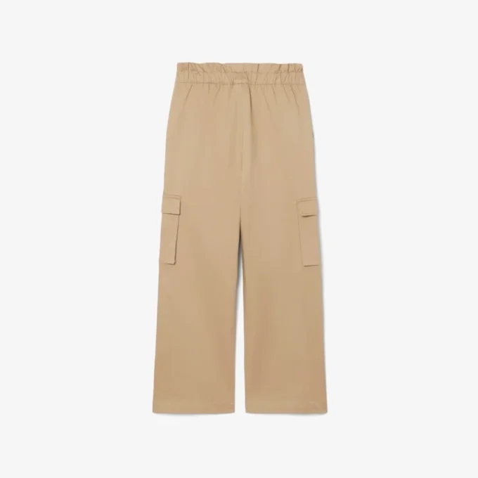 Mädchen-Cargohose aus Baumwolltwill Mädchen-Cargohose aus Baumwolltwill