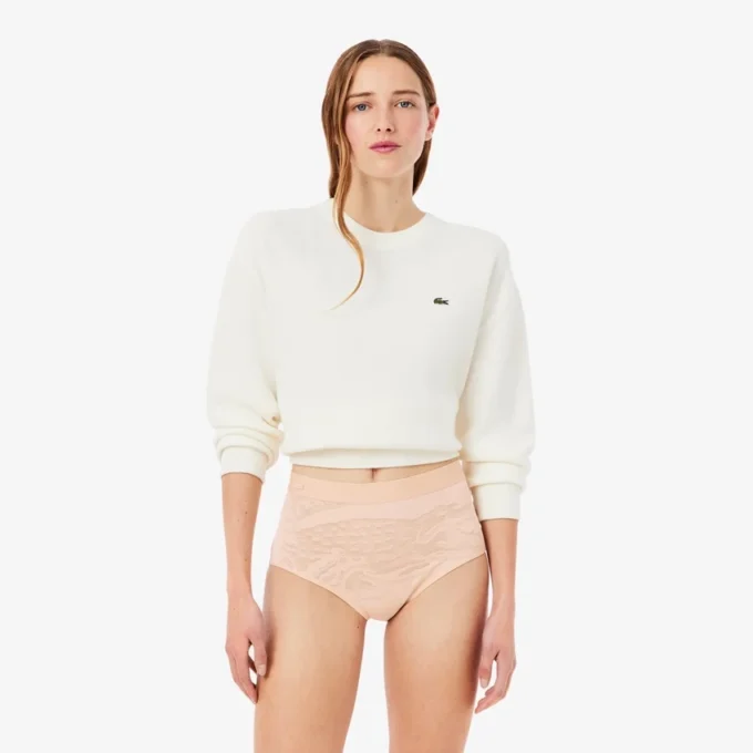 Mesh-Slip mit hoher Taille Mesh-Slip mit hoher Taille