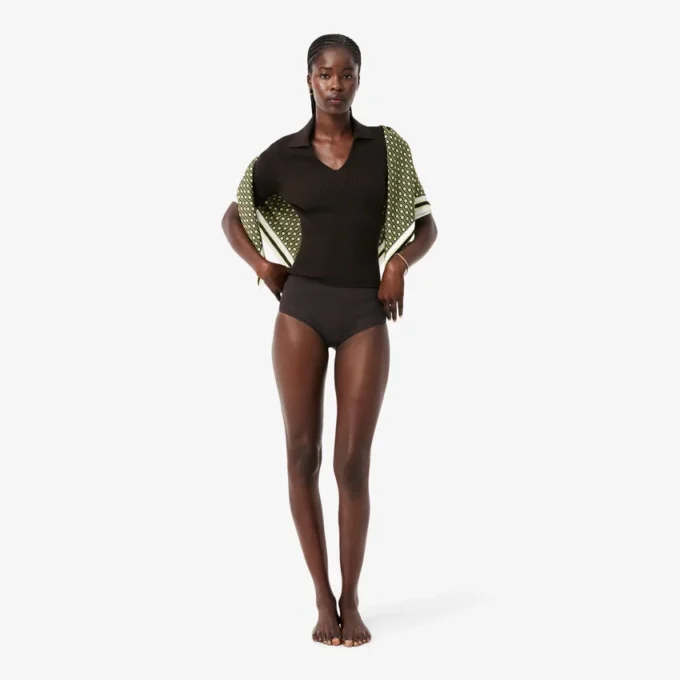 Mesh-Slip mit hoher Taille Mesh-Slip mit hoher Taille