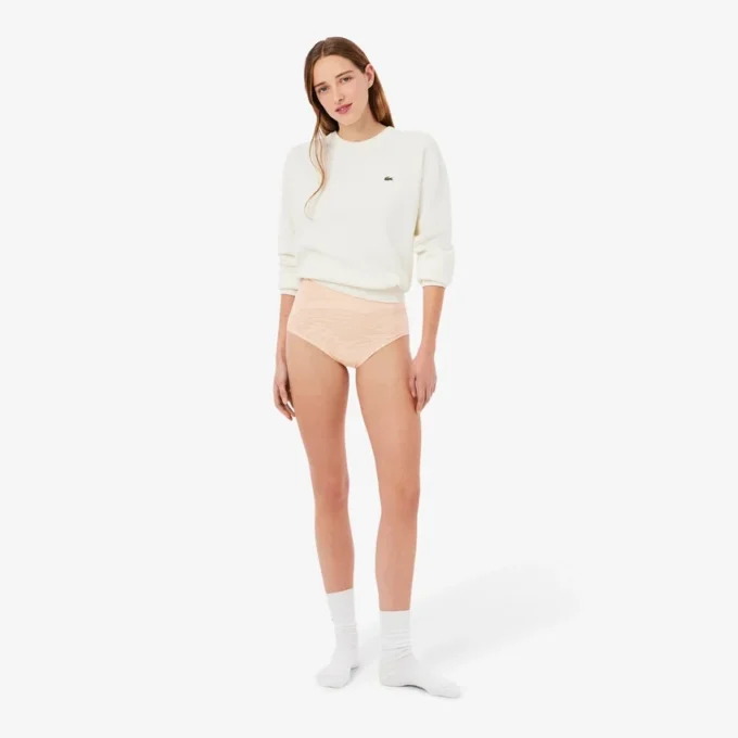 Mesh-Slip mit hoher Taille Mesh-Slip mit hoher Taille