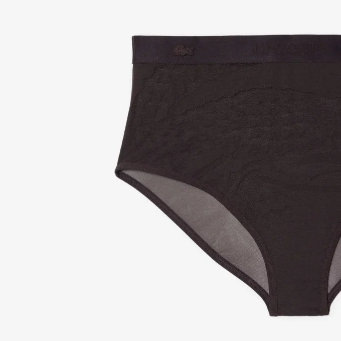 Mesh-Slip mit hoher Taille Mesh-Slip mit hoher Taille