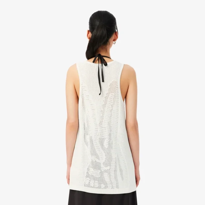 Mesh-Tanktop mit Häkeloptik Mesh-Tanktop mit Häkeloptik