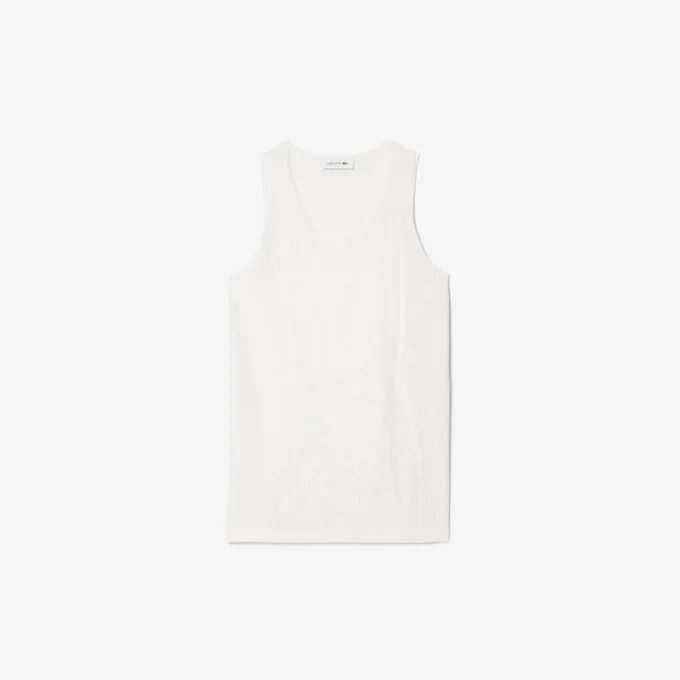 Mesh-Tanktop mit Häkeloptik Mesh-Tanktop mit Häkeloptik