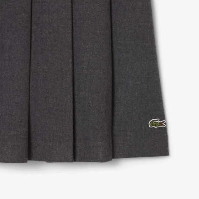 Midi-Rock aus plissiertem Flanell für Damen Midi-Rock aus plissiertem Flanell für Damen