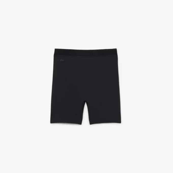 Mikrofaser-Radsportshorts mit hoher Taille Mikrofaser-Radsportshorts mit hoher Taille
