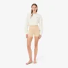 Mikrofaser-Radsportshorts mit hoher Taille Mikrofaser-Radsportshorts mit hoher Taille