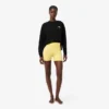 Mikrofaser-Radsportshorts mit hoher Taille Mikrofaser-Radsportshorts mit hoher Taille
