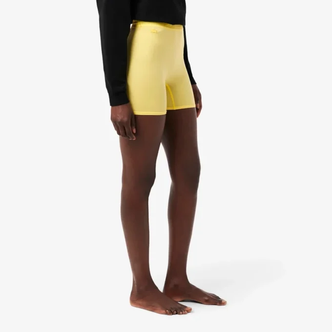 Mikrofaser-Radsportshorts mit hoher Taille Mikrofaser-Radsportshorts mit hoher Taille