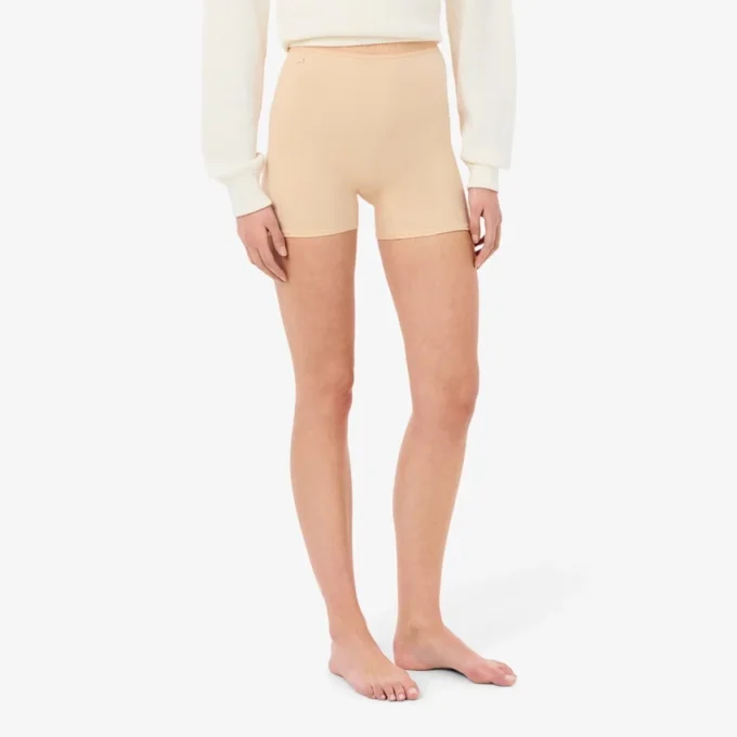 Mikrofaser-Radsportshorts mit hoher Taille Mikrofaser-Radsportshorts mit hoher Taille