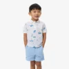 Mini-Poloshirt mit Piqué-Print Mini-Poloshirt mit Piqué-Print