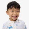 Mini-Poloshirt mit Piqué-Print Mini-Poloshirt mit Piqué-Print