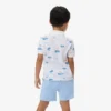 Mini-Poloshirt mit Piqué-Print Mini-Poloshirt mit Piqué-Print